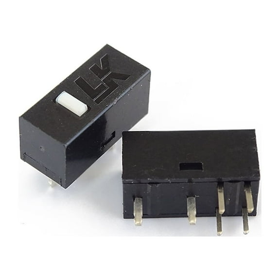 WINDLAND Pack of 2 LK Strike Light Mouse Micro Switch 50 Million Click Life 6Pin Hot Plug