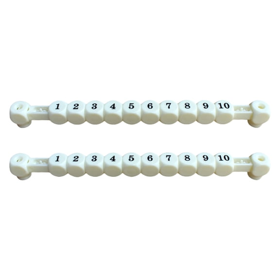 WINDLAND 2Pcs Plastic Football Scoring Counters 10 Numbers Scoring Score Counter Indicator Table Football Scoreboard Accessory