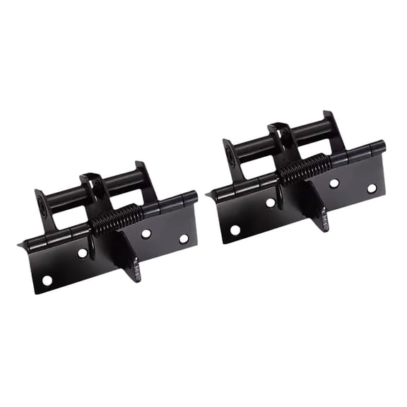 WINDLAND 2Pcs Self Closing Door Hinges 90 Degree Positioning Automatic Closing Door Closers Spring Hinge Hardware Easy to Install
