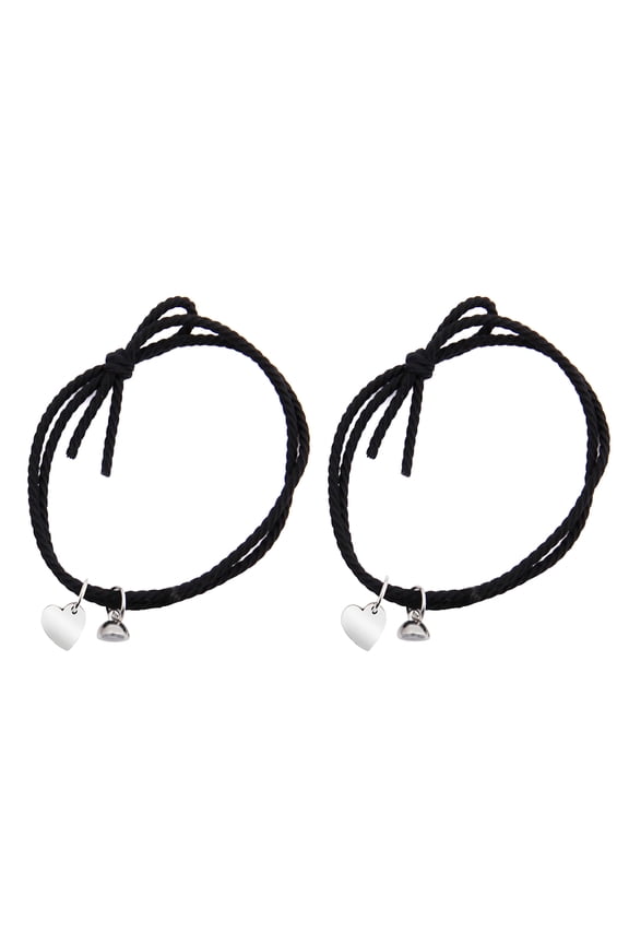 2Pcs/Set Magnetic Couple Bracelets Adjustable Wirstband Bracelet Gift for Girl