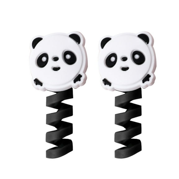 WINDLAND 2Pcs Universal Silicone USB Charger Data Cable Protector Cord Wire Saver Saver Earphone Protective Cable Line Winder