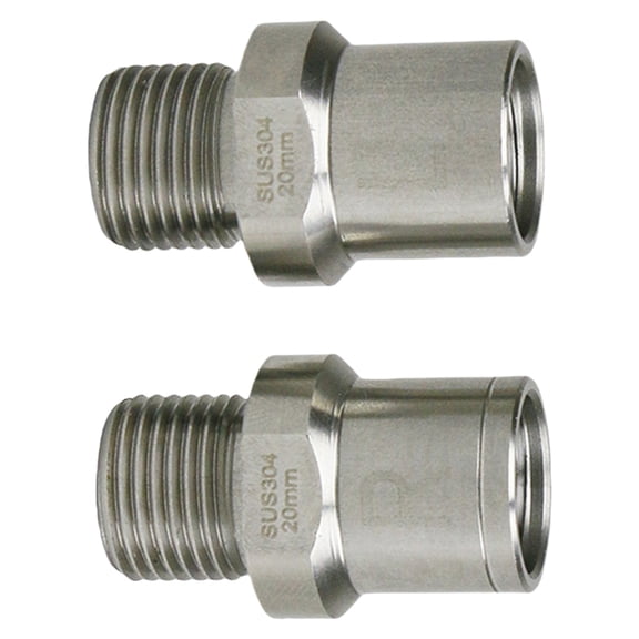 WINDLAND 2pack Bike Pedals Thread Converter Bike Quickly Release Hubs Conversion Adapters for Smooth Cycling