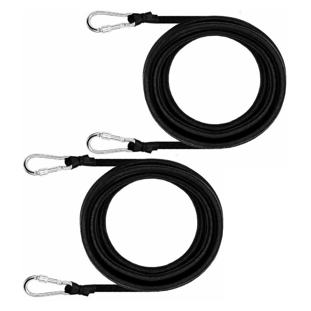 WINDLAND 2pack Floating Dock Bungees Cord Set Anti Shock Tethers Rope for Water Mats Kayaks Outdoor Activity
