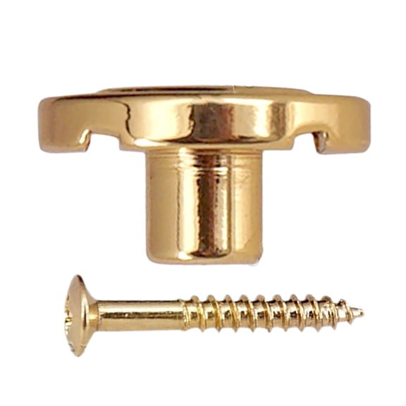 WINDLAND 2pcs Electric Bass String Retainer Guide Tree Round Slotted Guide Trees With Mounting Screw for Bass