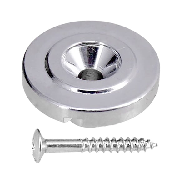 WINDLAND 2pcs Electric Bass String Retainer Guide Tree Round Slotted Guide Trees With Mounting Screw for Bass