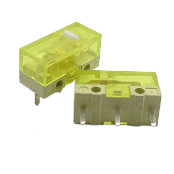WINDLAND 2PCs HUANO Mouse Micro Switches 120 Million Clicks Mouse Button Micro Switches 3Pins