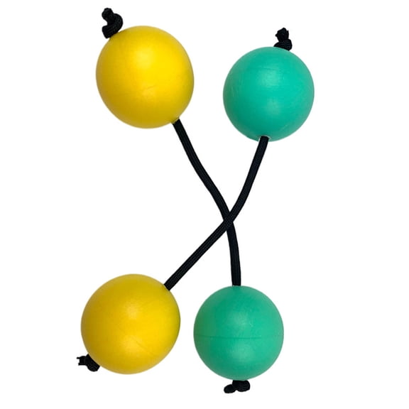 WINDLAND 2pcs Portable Rhythm Sand Ball Fingertip Drum Ball Unique Percussion Instrument