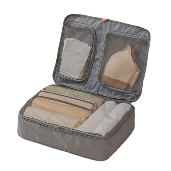 WINDLAND 3 Pocket Travel Organizers Bag Large Capacity Breathable Mesh Storage for Clothes Underwear Luggage