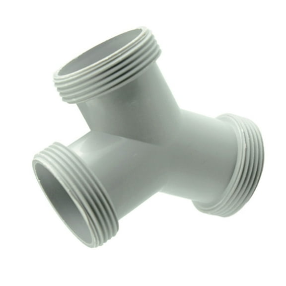WINDLAND 3 way Drain Waste Pipe Connector Washing Machine Drain Pipe Tees Joint Fitting