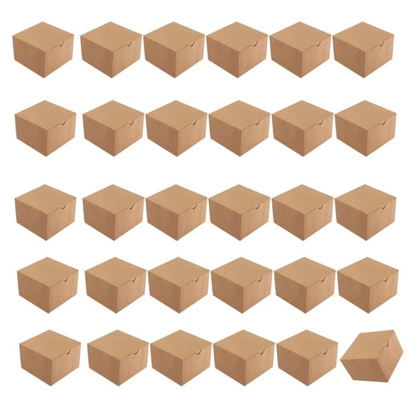 WINDLAND 30Pcs Folding Paper Boxes Candy Chocolate Holder Container Gift Packaging Box for Wedding Birthday Festival Celebration