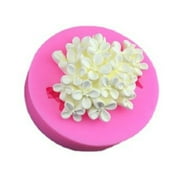 WINDLAND 3D Flower Silicone Candle Mold Resin Plaster Mould Chocolate Fondant Cake Decor