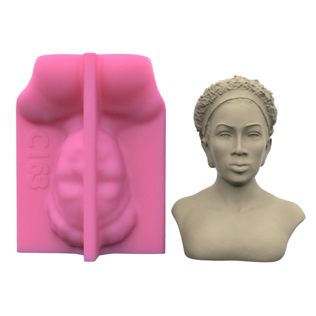 WINDLAND 3D Goddess Avatar Ornament Silicone Mold Resin Mold for DIY Craft Jewelry Tool