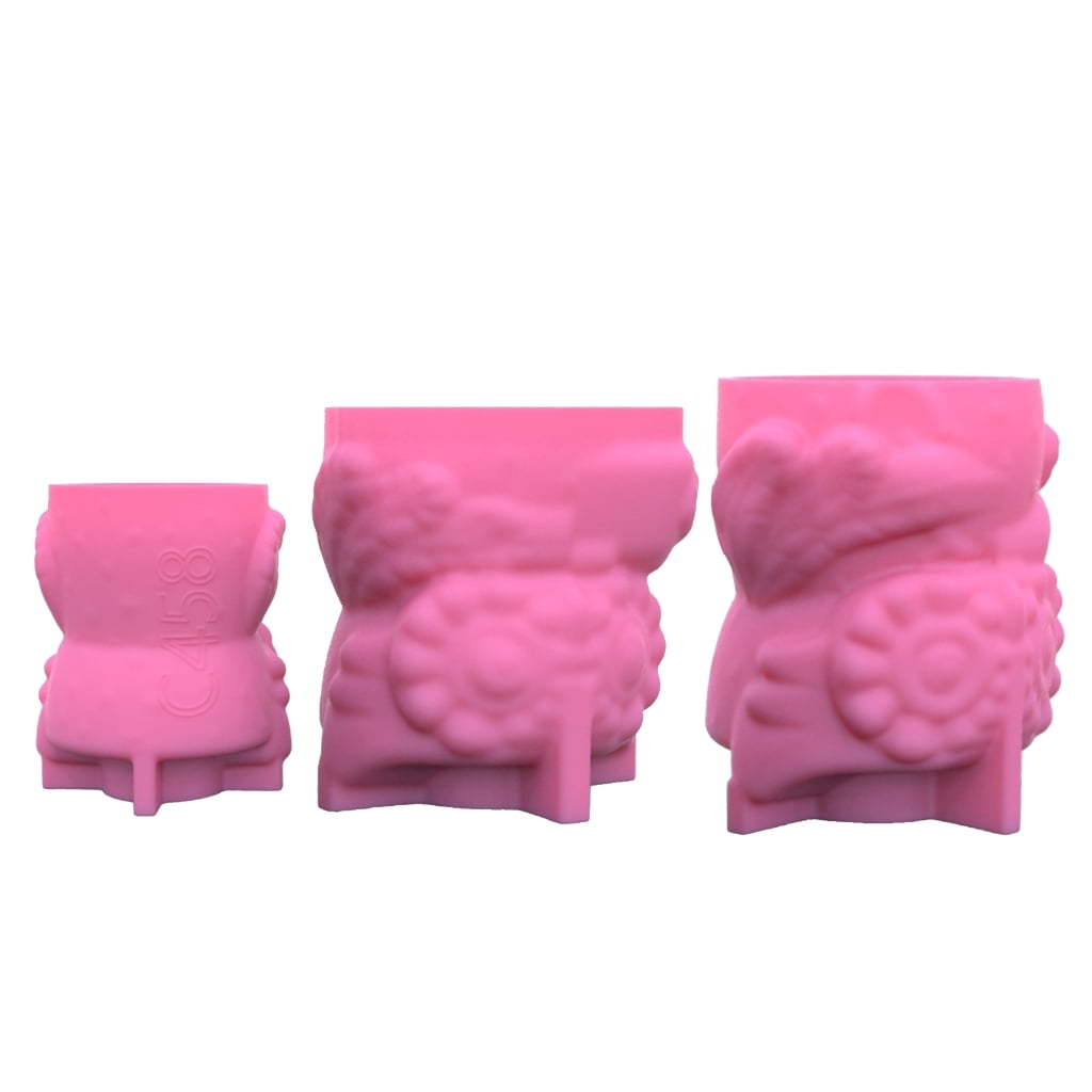 WINDLAND Owl Mom Flower Pot Silicone Mold Epoxy Resin Casting Succulent Pot Mould
