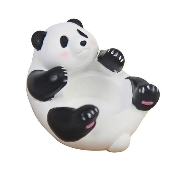 WINDLAND 3D Panda Adorable Hand Painted Candlestick for Home Decor and Gifts