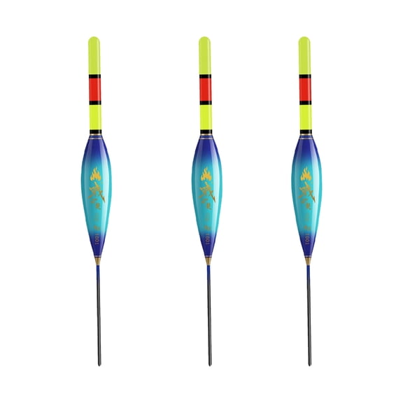 WINDLAND 3Pcs Lighted Slip Bobbers Fishing Float Highly Sensitive Fishing Slippery Float