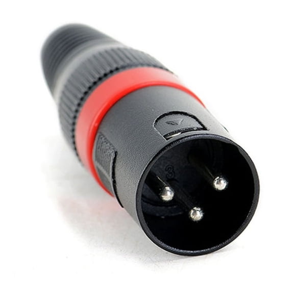 WINDLAND 3Pin Male Connectors Microphones Sound Cable Repair Soldering Type 3Pin Plugs Sound Microphones Connectors Accessories