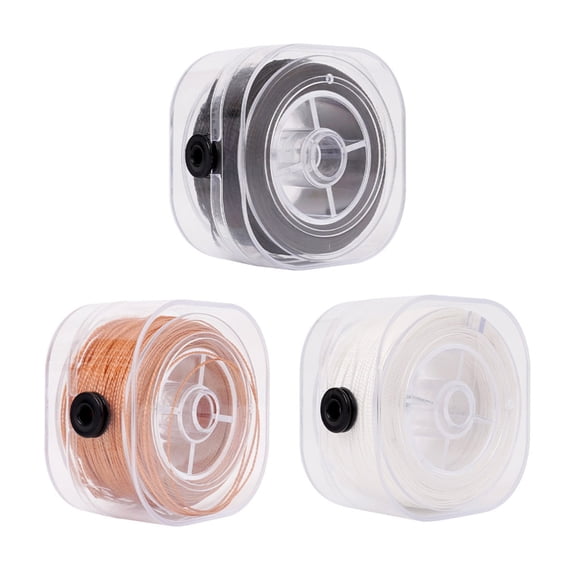 WINDLAND 3Roll Upholstery Thread Heavy Duty Nylon Sewing Thread for Upholstery Shoes Repair Sewing Machine Hand Stitching