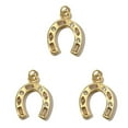 thumbnail image 1 of WINDLAND 3 Pieces 18k Gold Plated Heart Charm Necklace Pendants Trendy Accessories for Women Copper Jewelry Making Components, 1 of 20