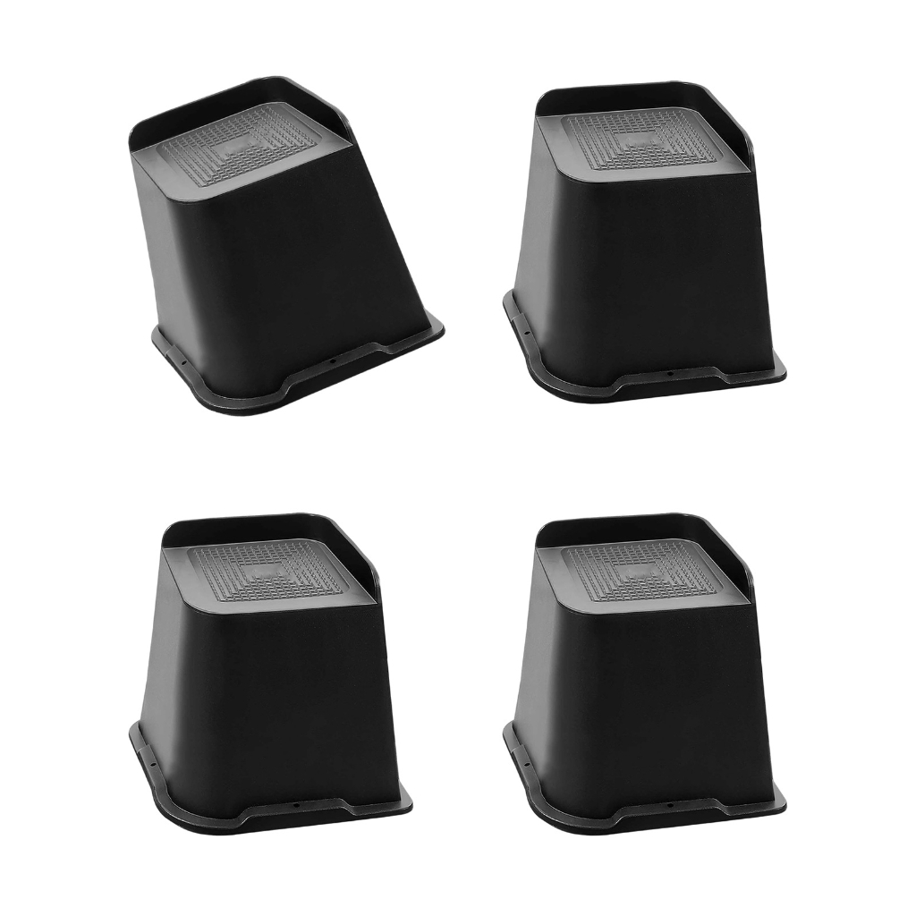 Half Foot Riser WINDLAND 4/6Pcs Heavy Furniture Foot NonSlip Bed Risers Heightening ...