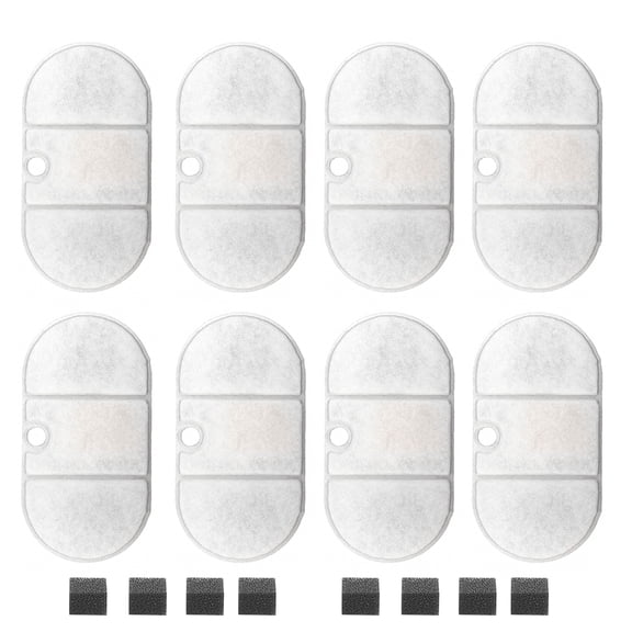 WINDLAND 4 Pack Replacement Filters Provide Refreshing Water for Pet Fountain