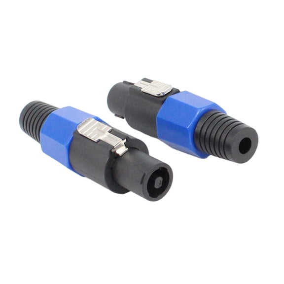 WINDLAND 4Pcs 4 Poles 4 Pin NL4FC Connector Speaker Plug Sound Cable Adapter Docking
