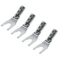 thumbnail image 1 of WINDLAND 4Pcs Speaker Spade Connectors Banana Plugs Y" Copper/Rhodium Plated Spade Plugs Y Spade Plug Speaker Accessories, 1 of 19