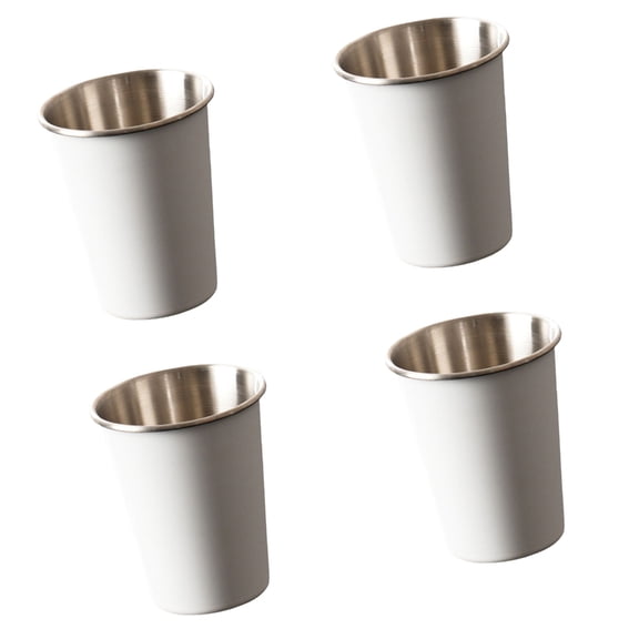 WINDLAND 4pcs Stackable Camping Water Cup 350ml Teas Coffees Milk Beer Mug Travel Cups