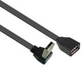 thumbnail image 1 of WINDLAND Right Angle/Straight Head USB 2.0 Male to Female Cable for Keyboards and Printer, 1 of 18
