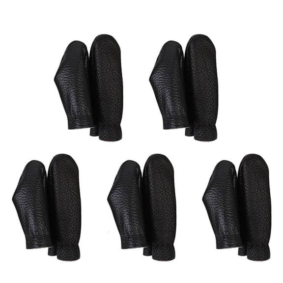WINDLAND 5 Sets/10Sets Thimble Finger Protector Thumb and Index Finger Thimble/Protector for Hand Sewing Needlework Craft