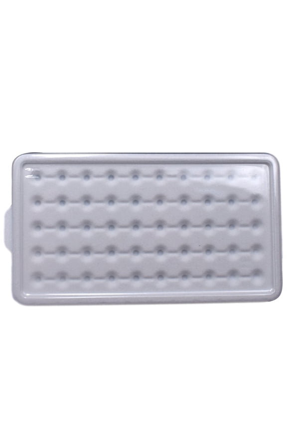 Versatile 50 Girds Plastic Display Case Storage Box Simple Style Gems Display Tray with Clear Lid for Jewelry