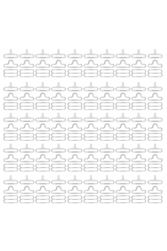 50 Pcs Adjustable Bow Tie Hardware Tie Clip Fastener for Necktie Strap Easy Use