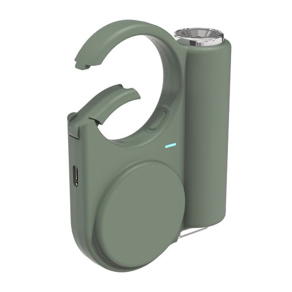 WINDLAND Outdoor Portable Charger With Retractable Cable And LED Light For Camping