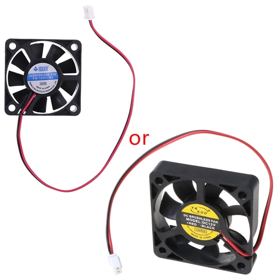 WINDLAND 5010 Cooling Fan 12V 2pin PC Computer Parts Brushless Cool Fans Cooler Radiator Part 50x50x10 mm Quiet Accessory 5CM DC