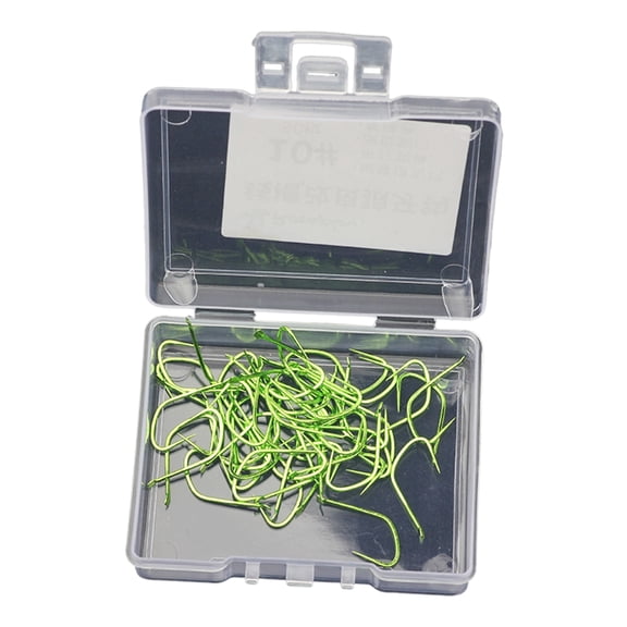 WINDLAND 50Pcs Barbless Fishing Hook Fly Tying Hook for Freshwater Saltwater Fishing