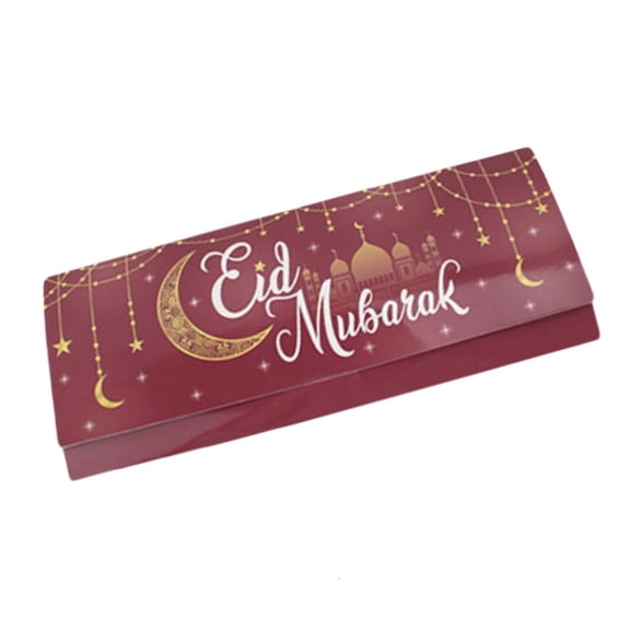 WINDLAND 50pcs Ramadans Greeting Cards Handmade Eid Mubarak Money and Gifts Card Holder