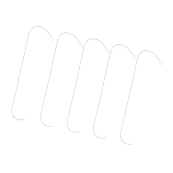 WINDLAND 5Pcs Curved Beading Needle with Threader for Beading Craft and Jewelry Making