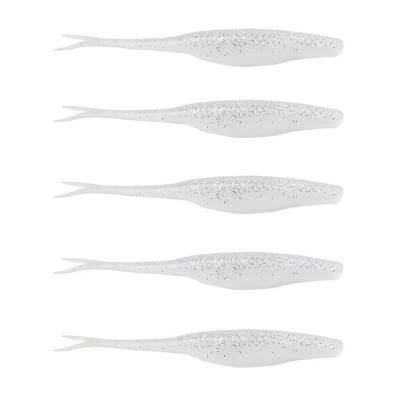 WINDLAND 5Pcs Slightly Split Tail Swimbaits Lures Soft Floating Fishing Lures Artificial Swimbaits for Freshwater and Saltwater