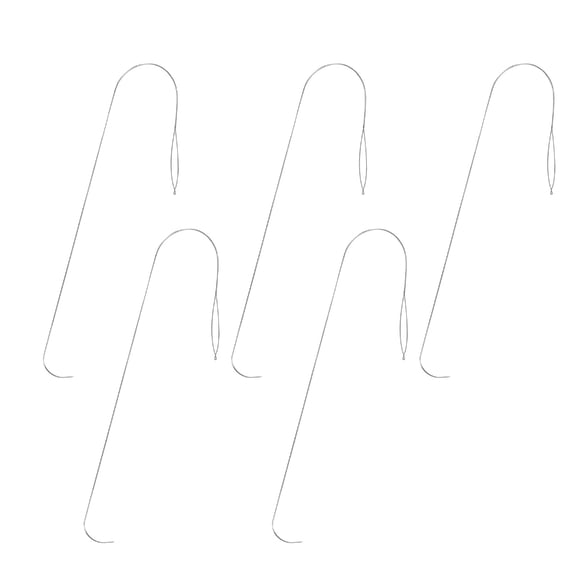 WINDLAND Pack of 5 Big Eye Beading Needle for Threading Professional Beading Tool for Necklaces and Bracelets Jewelry Supplies