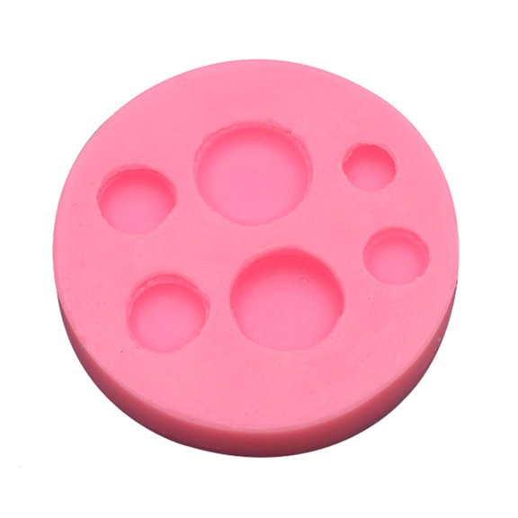 WINDLAND 6 Cavities Macarons Shape Fondant Molds DIY Baking Mould Cake Decoration Molds Kitchen Baking Accessories Baking Gadgets