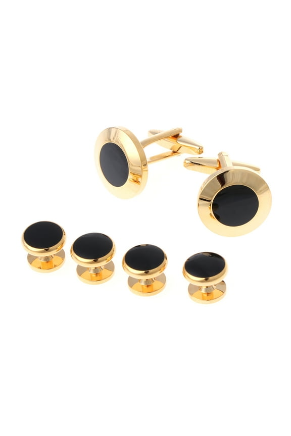 6 Pcs Men's Tuxedo Cufflinks Formal Costume Shirt Studs Cuff Links Set Steady