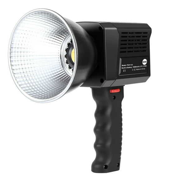 WINDLAND 60W LED Video Light High CRI, Rechargeable Battery 10000mAh Studio Fill Light