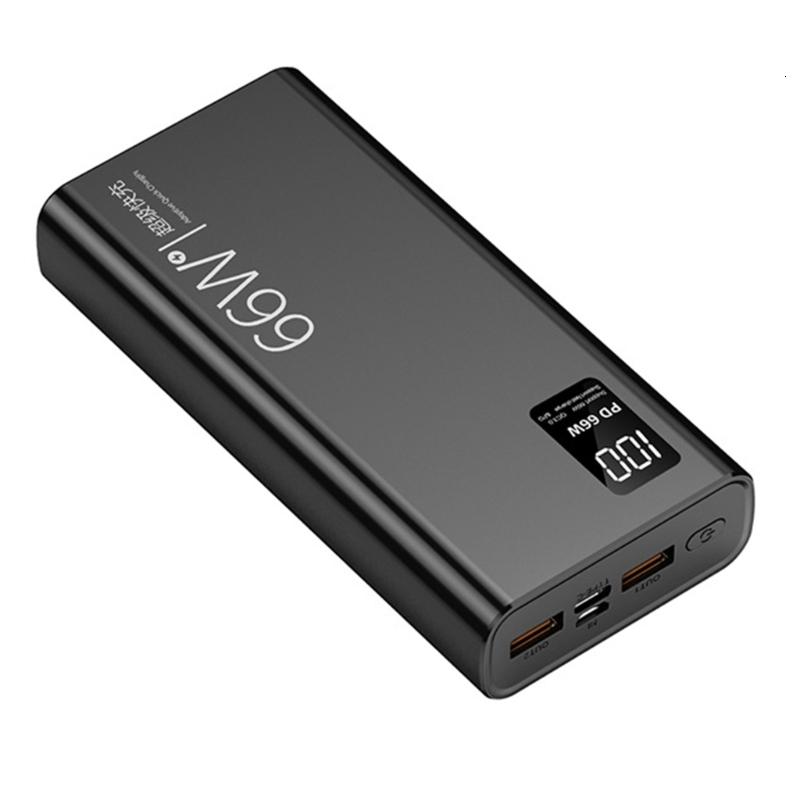 WINDLAND 66W USB C Mobile Power Adapter 20000mAh with LED Indicator ...