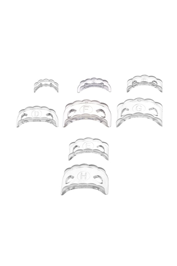 8Pieces Indispensable Jewelry Sizing Companion Silicone Ring Adjusters Silicone Texture for Enhanced Fit and Comfort