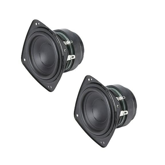 WINDLAND Music 81mm 4Ohm 25W Full Ranges Speaker Rubber Side NdFeB Magnetic Portable Loudspeaker Sound Theater