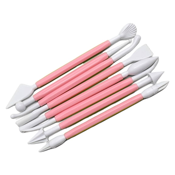 WINDLAND 8Pcs Cake Sculpture Pen Double Headed Cake Carving Pen Cake Decorating Tool