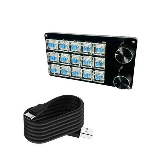 WINDLAND 9/10/12/15Key Macro Keyboards with Personalizes Setting for Gaming and Editing