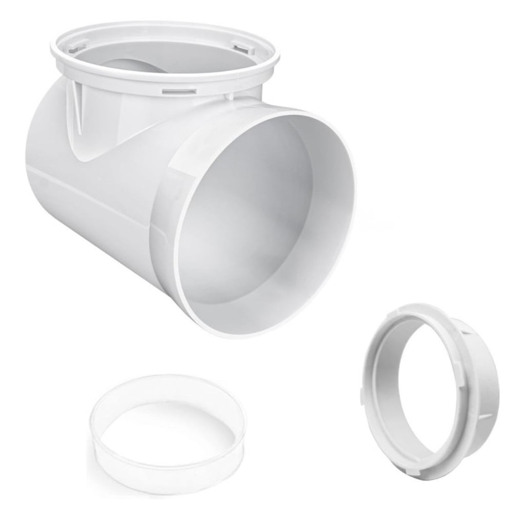 WINDLAND 90 Degree Dryer Vent Hose Pressure Dryer Connector Easy Installation Adapter