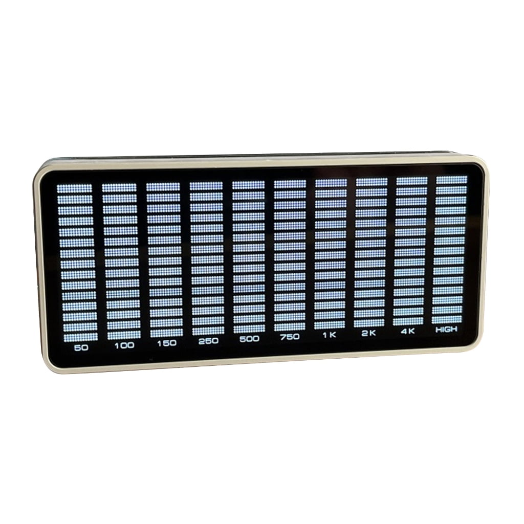 Sound Visualizer AK2515 Pro Audio Spectrum Analyzer - VFD Display With 3.5mm AUX/MIC Inputs Vu Meter