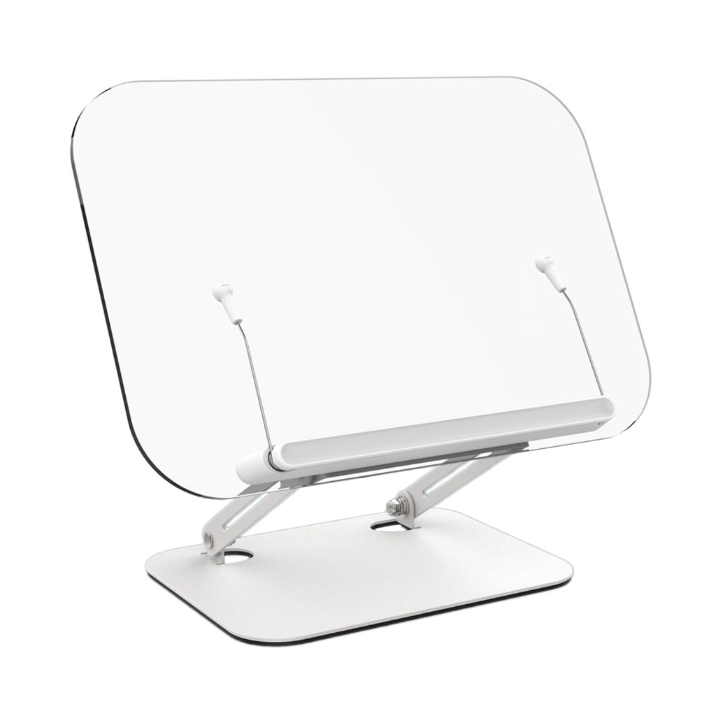 WINDLAND Acrylic Reading Rack, Height Adjustable and 360 Rotating Base ...