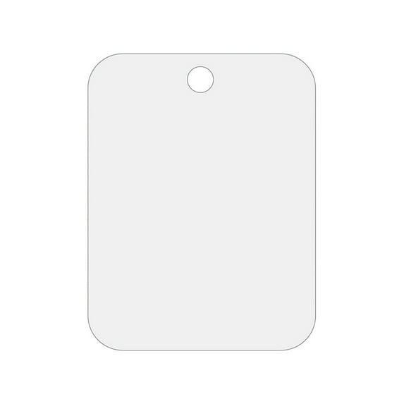 WINDLAND Acrylic Shower Shave Mirror Silver Acrylic Adjustable Shower Shaving Mirror with Hole Hangable & Portable